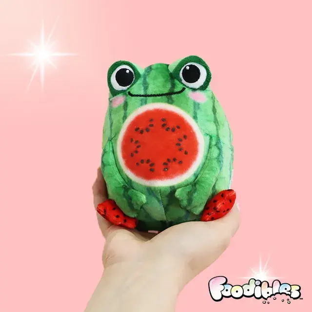 Foodibles Small Scented Plushies - Watermelon Frog (2).webp