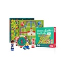 توي - 2 في 1 مزالق وسلالم ولودو