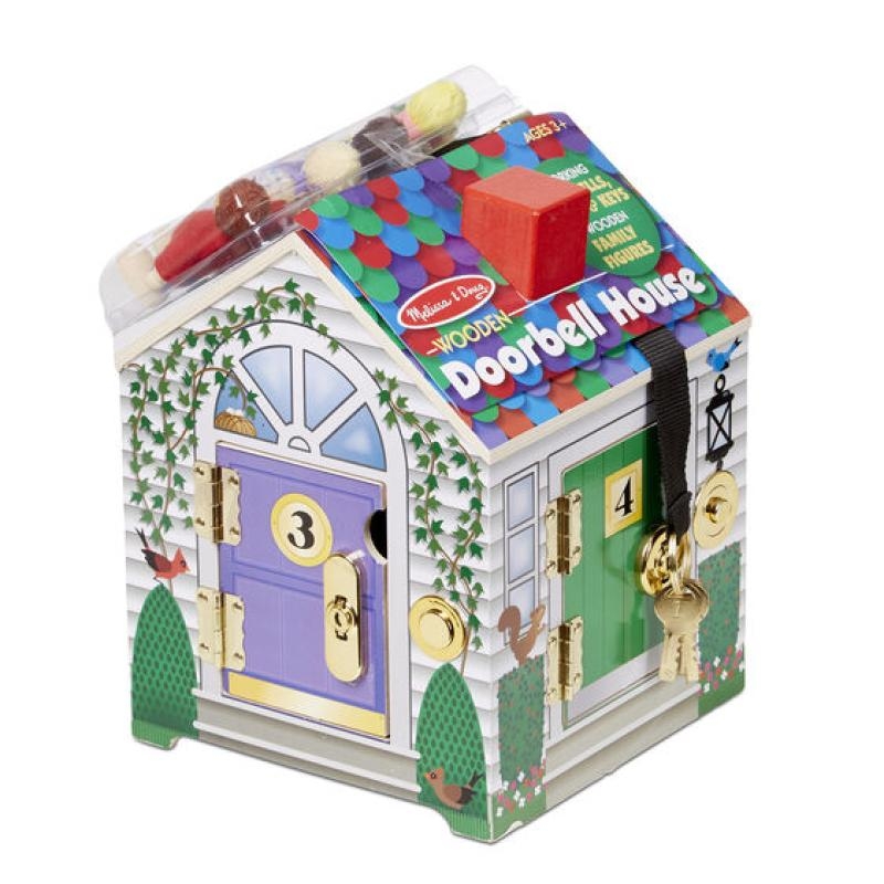 Melissa & Doug Wooden Doorbell House