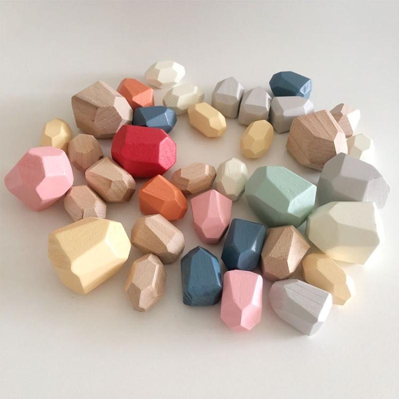 Rainbow Balancing Stones 36pcs
