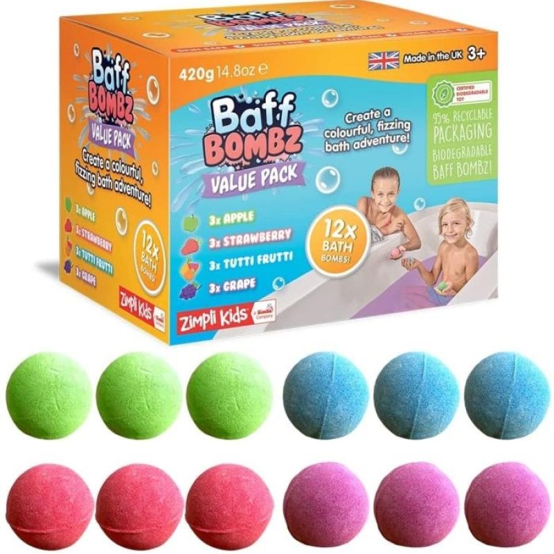Baff Bombz - 12 Bath Pack