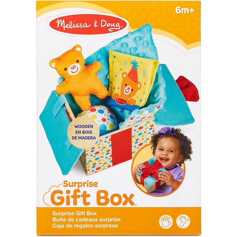 Melissa & Doug Wooden Surprise Gift Box