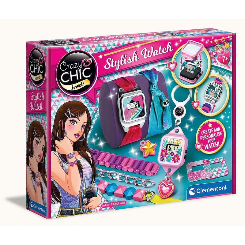 Clementoni Crazy Chic Stylish Watch Jewellery Kit