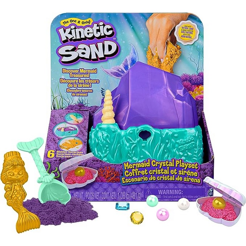 Kinetic sand Mermaid crystal Playset
