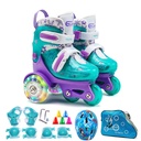 Roller Skate  – Purple & GREEN Small