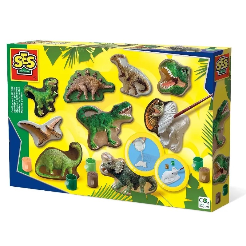 SES Creative Casting and Painting - عالم الديناصورات