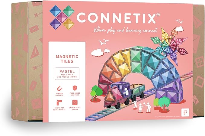 CONNETIX - Pastel Mega Pack, 202 Pieces