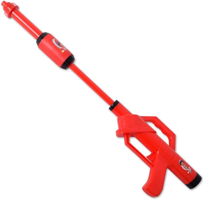 مسدس مائي قتالي فائق الصب، مسدس رشاش، يناسب زجاجة ذات غطاء لولبي، برتقالي اللون