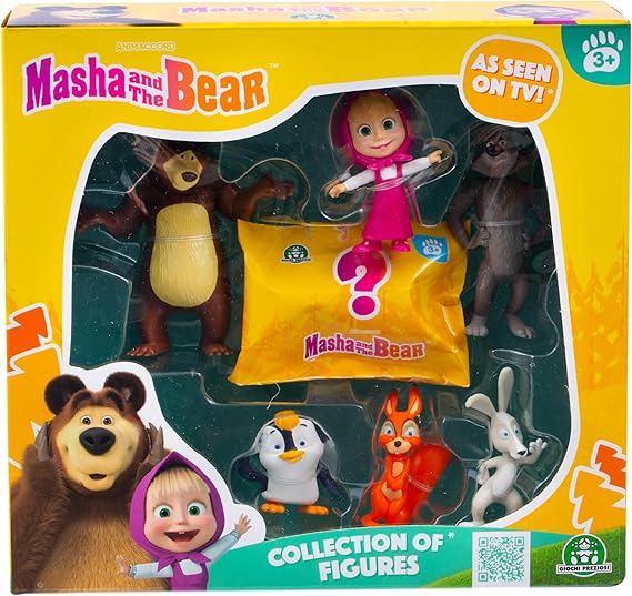 Masha And The Bear - Multipack Figures 7-Pieces