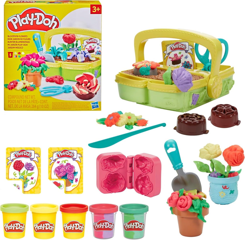Play-Doh Blooming Flower Garden Toy Playset