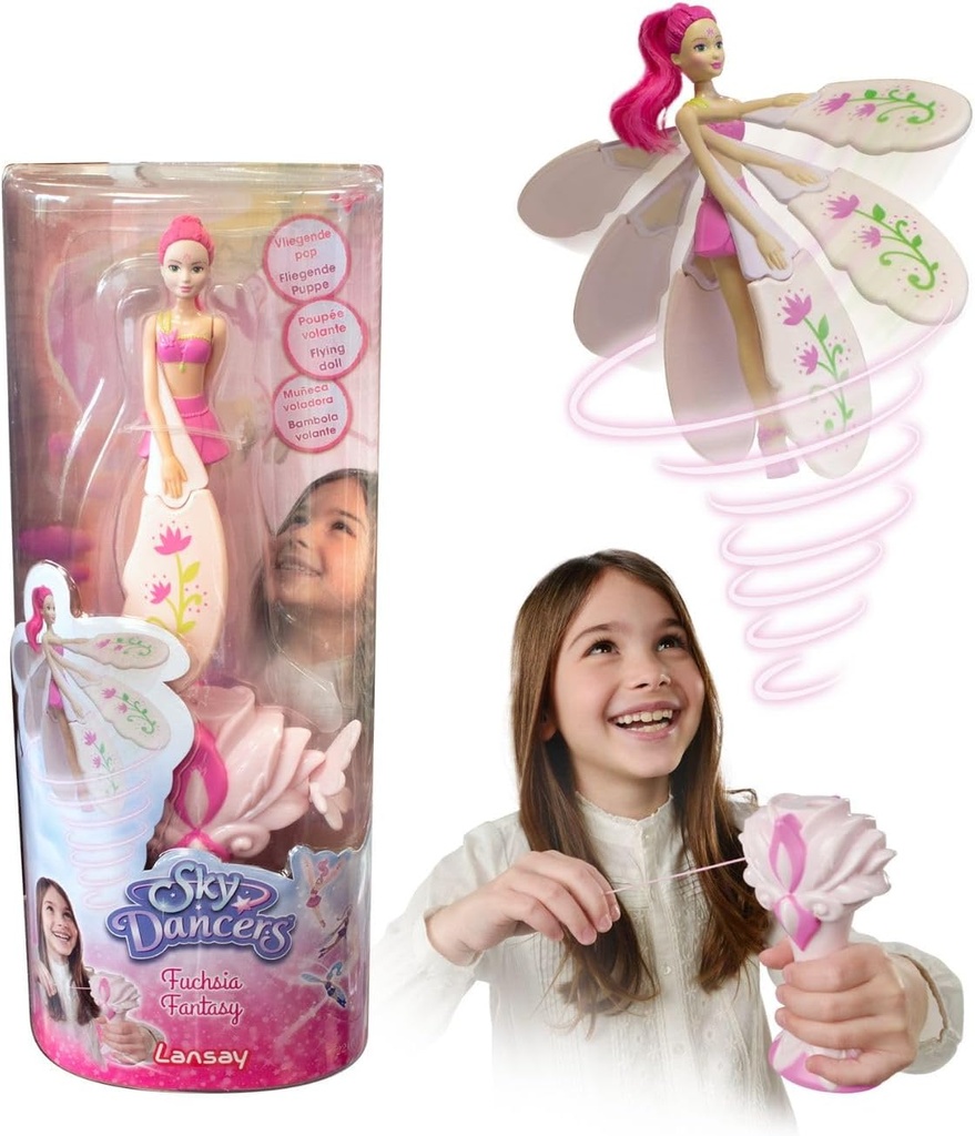 راقصو السماء - دمية طائرة خيالية بلون الفوشيا