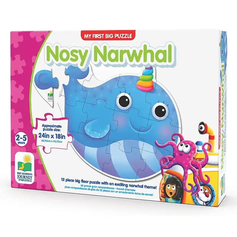The Learning Journey My Big First Puzzle Nosy Narwhal