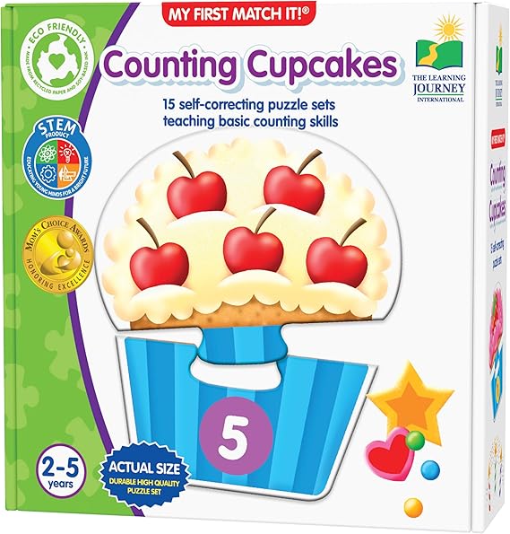 The Learning Journey: My First Match It - Counting Cupcakes