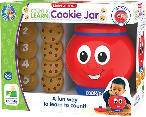 The Learning Journey Learn With Me - Count & Learn Cookie Jar