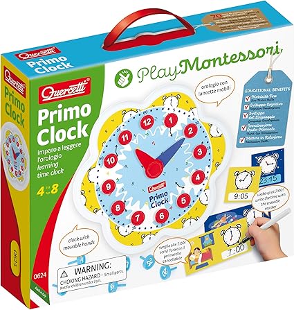 Quercetti Play Montessori Primo Clock