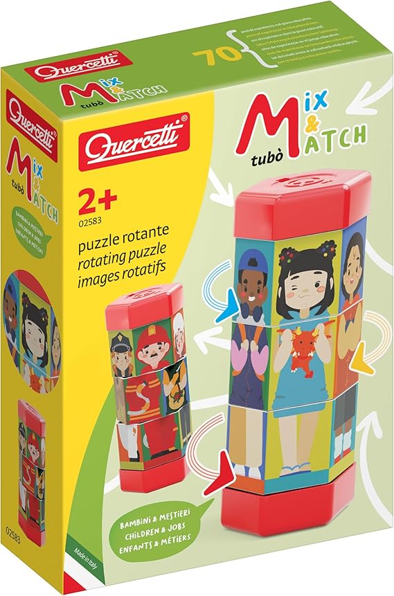 Quercetti Tubo Mix & Match - Characters