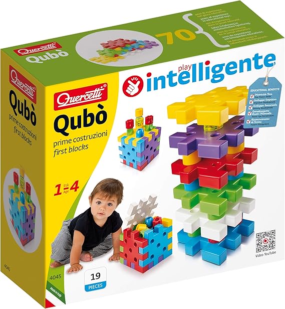 Quercetti Qubo First Blocks Multi Color
