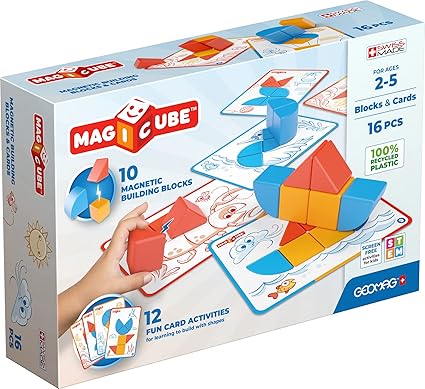 Geomag Magicube Blocks & Cards 16 pcs