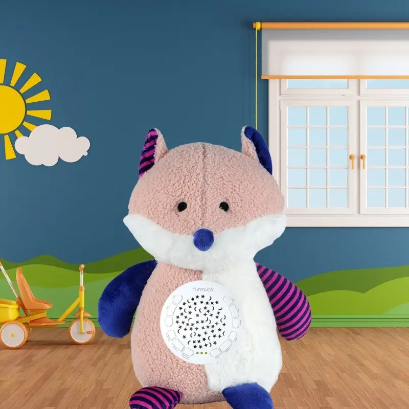 Funmuch 3 in 1 Cuddle Projector Toy - Fox