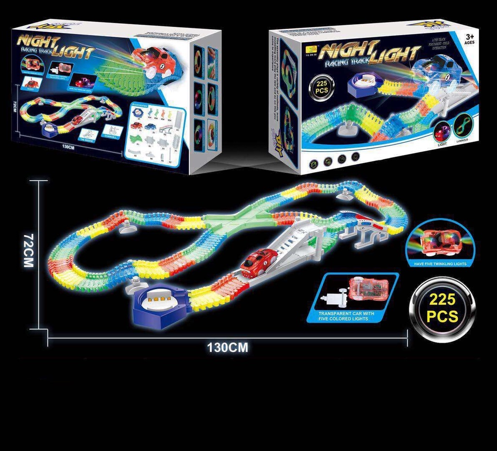 Glow Orbit Game, 225 Pieces