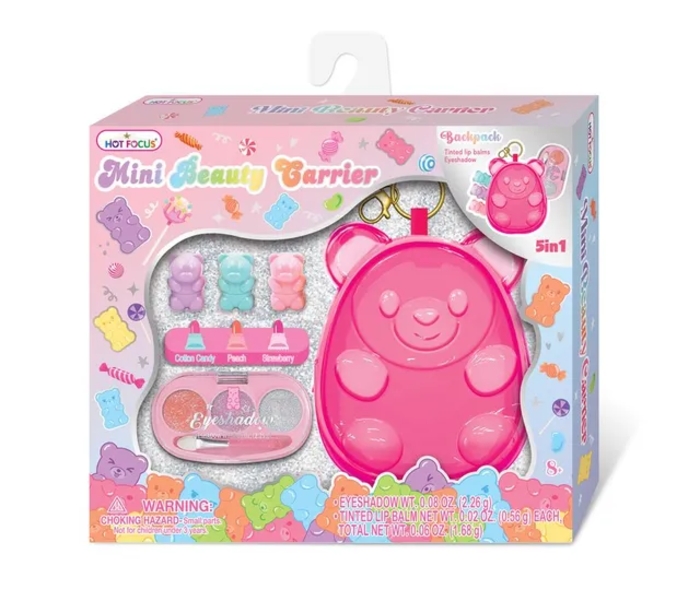Hot Focus Mini Beauty Carrier Cosmetic Set
