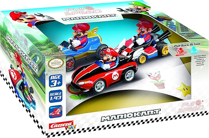 سيارة كاريرا بول آند سبيد 15813016 المرخصة رسميًا للأطفال، سيارة سحب للخلف