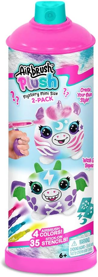 Canal Toys Personalize Airbrush Plush Mini Mystery 2 Pack