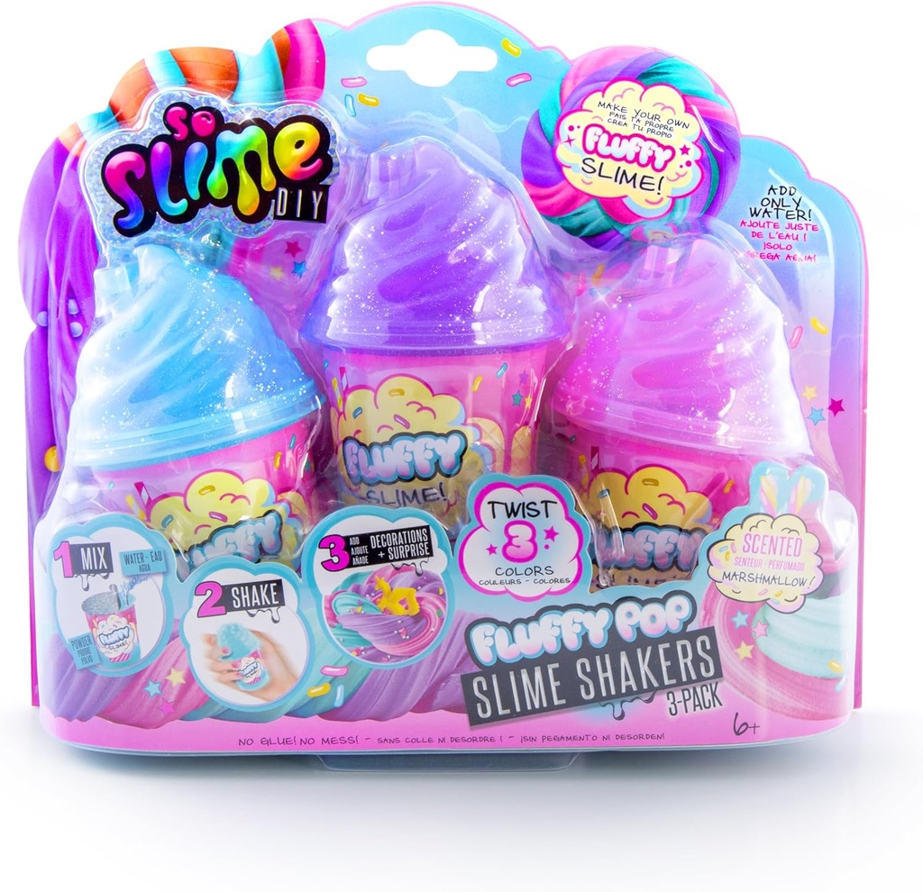 So Slime DIY Fluffy Slime Shakers 3 Pack