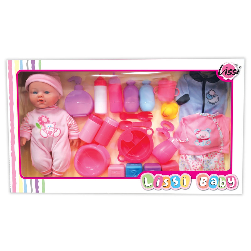 Lissi - 12 inch Baby Doll W Ith Accessories & Extra Outfits