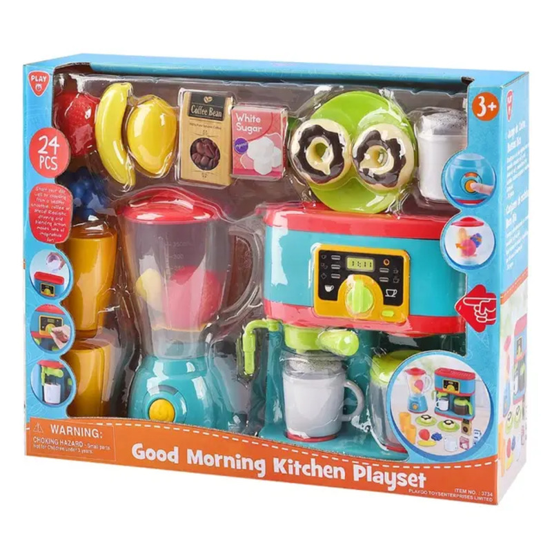 Play Go Good Morning Kitchen Playset B/o