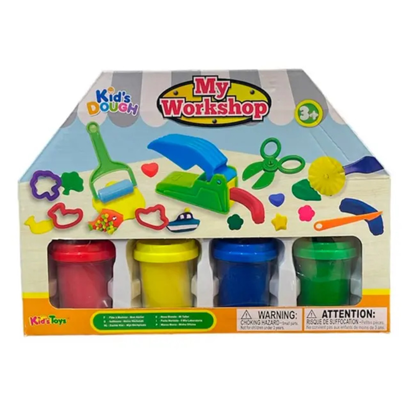 عجينة أطفال ماي كول ووركشوب ٥٦ غرام - عبوة من ٤ قطع