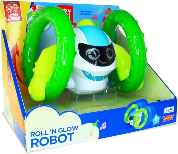Little Learners - Roll N Glow Robot