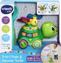 VTech Baby 2-in-1 Push & Discover Turtle