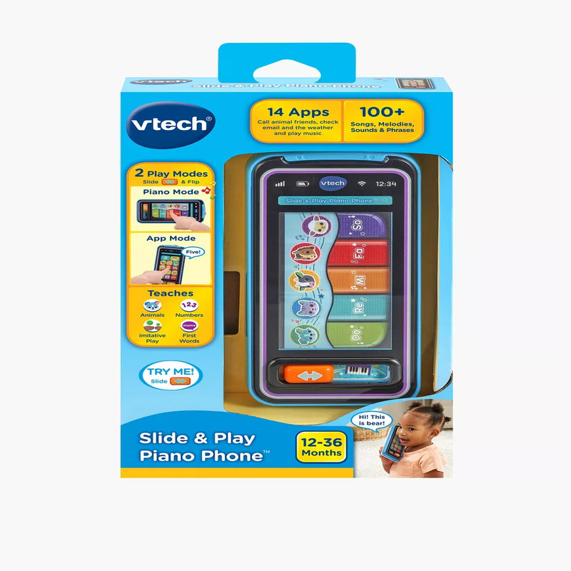 هاتف البيانو القابل للسحب والتشغيل من VTech