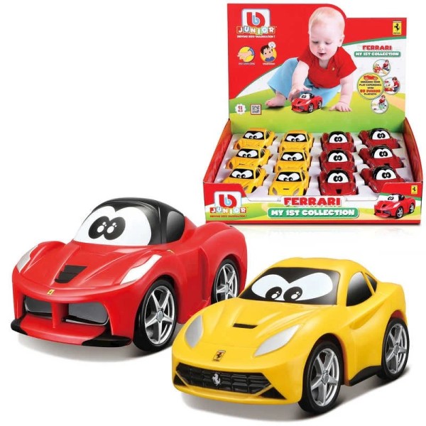 BB Junior – Ferrari Push & Glow Plastic Car