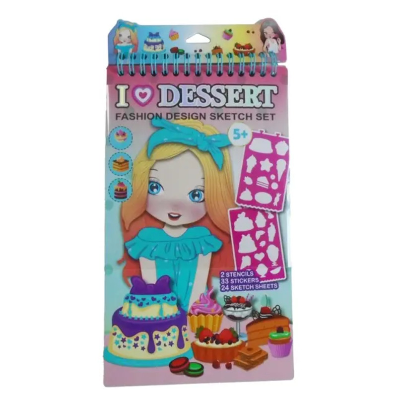 Striders - Dessert Fashion Design Sketch Set