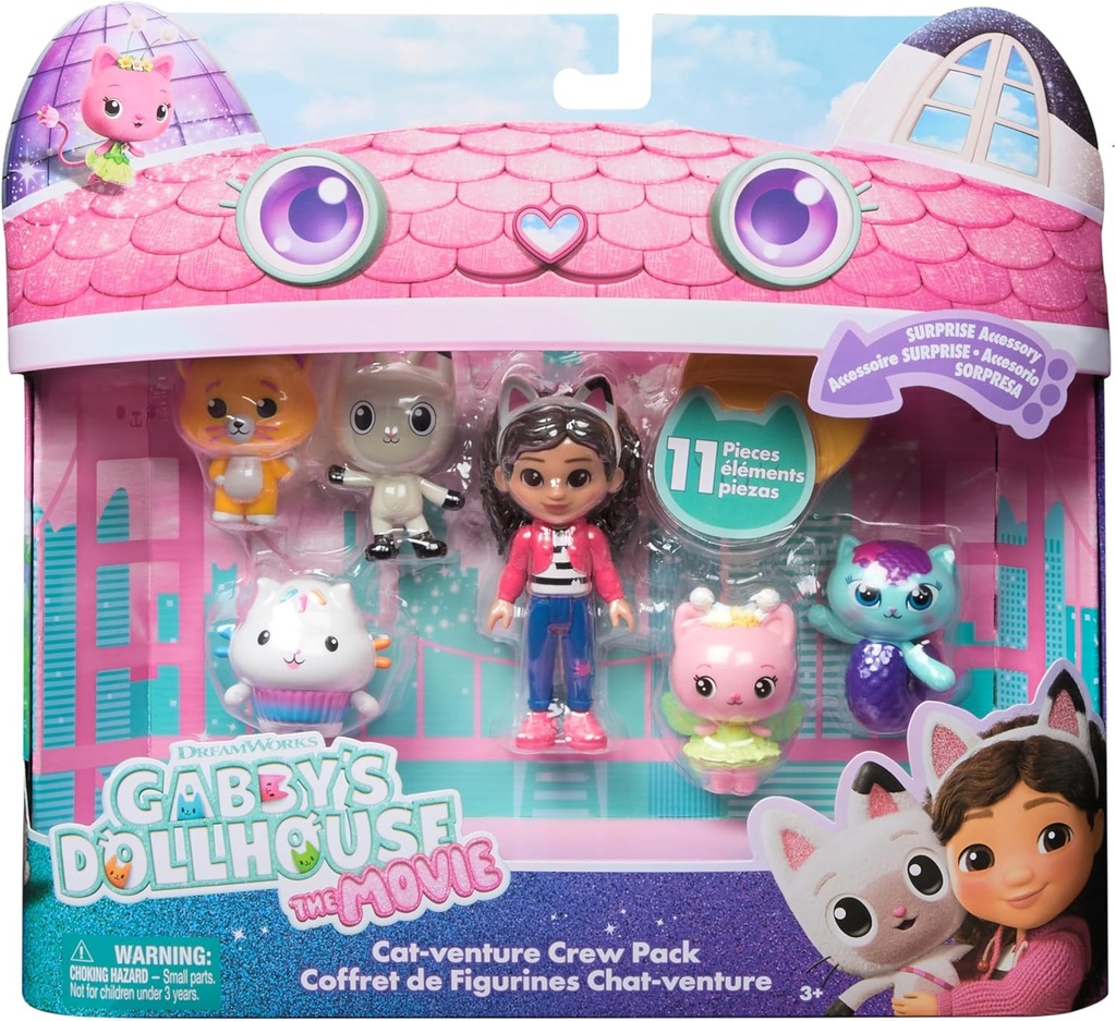 Gabby's Dollhouse – The Movie: Cat-venture Figure Set