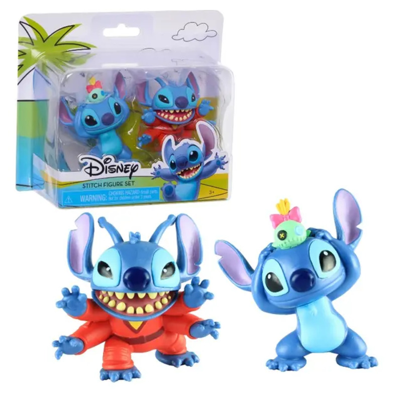 Disney – Stitch Alien & Stitch With Scrump Figures