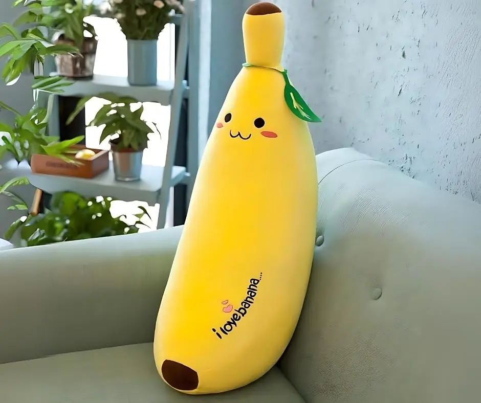 BANANA STUFFED PLUSH TOY 12.5INCH