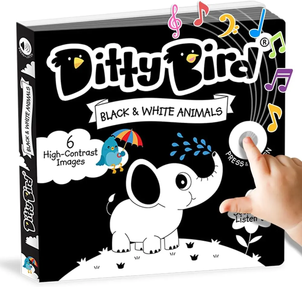 Ditty Bird - Black and White Animals