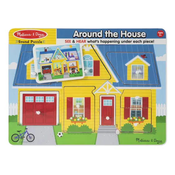 Around the House Sound Puzzle - 8 Pieces
