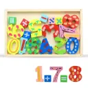 3D Wooden Multi-color Number Learning Board