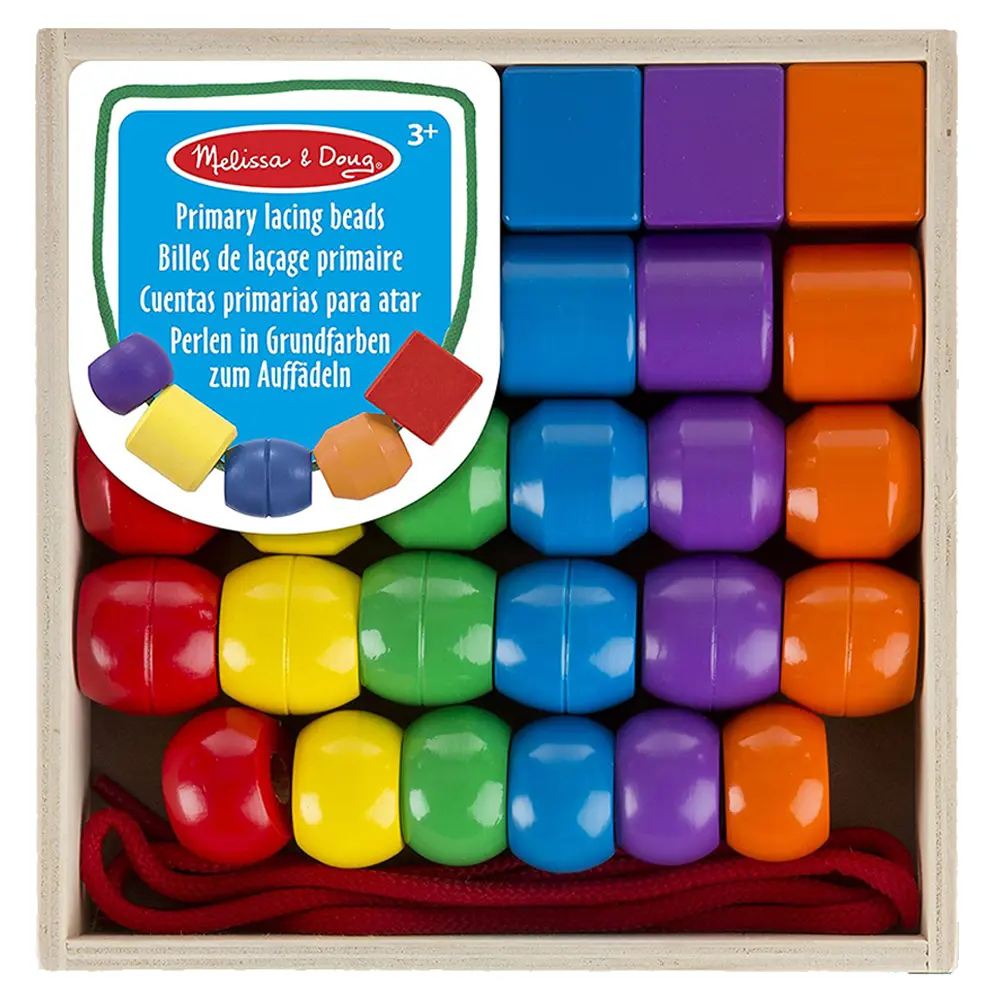 Melissa & Doug Primary Lacing Beads 