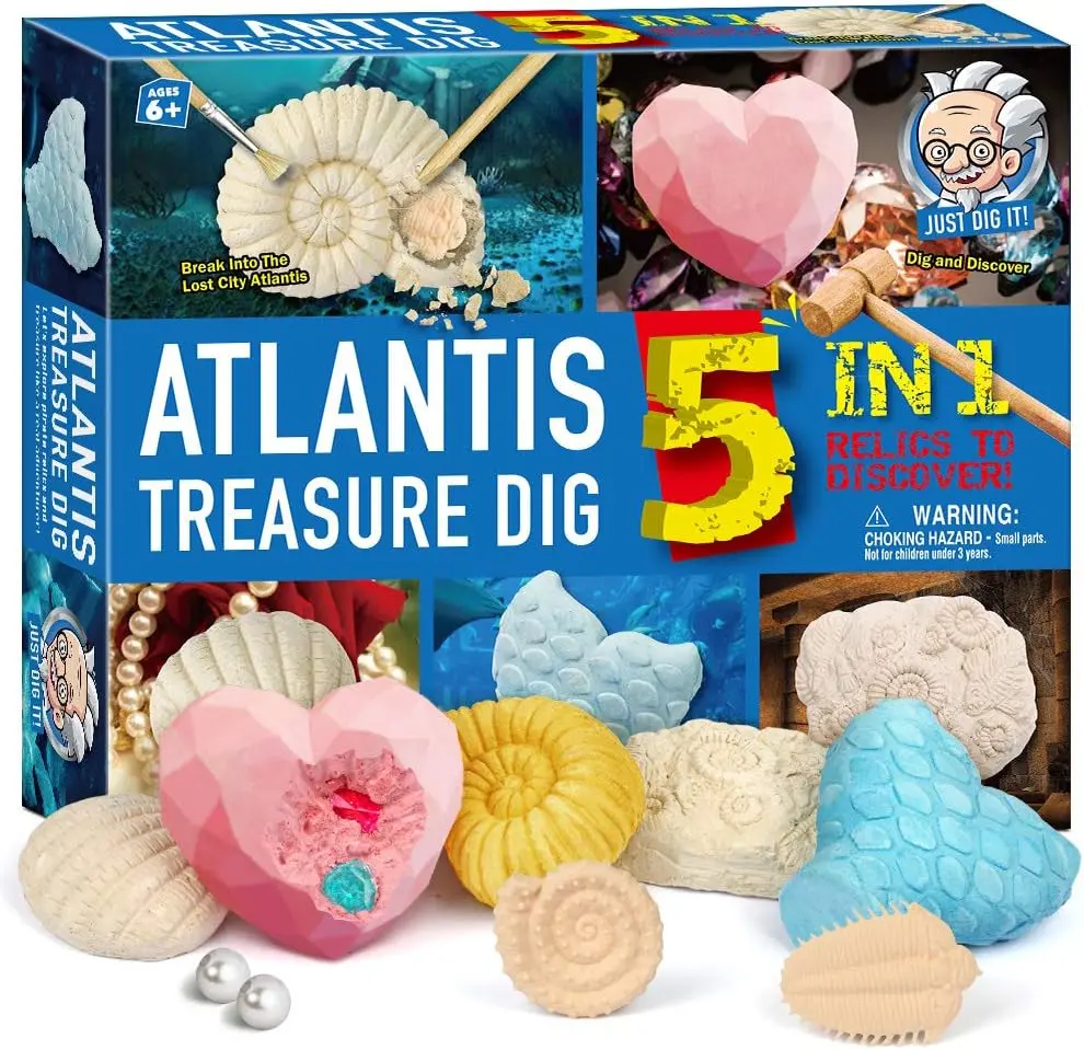 مجموعة تنقيب أطلانتس الجواهر 5 في 1 – XXtoys