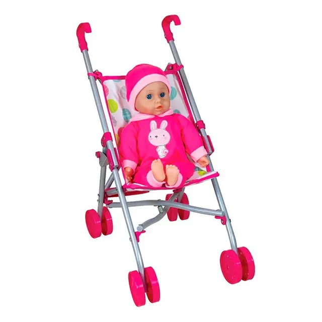 Lissi Folding Umbrella Stroller With 36 Cm Soft Baby 