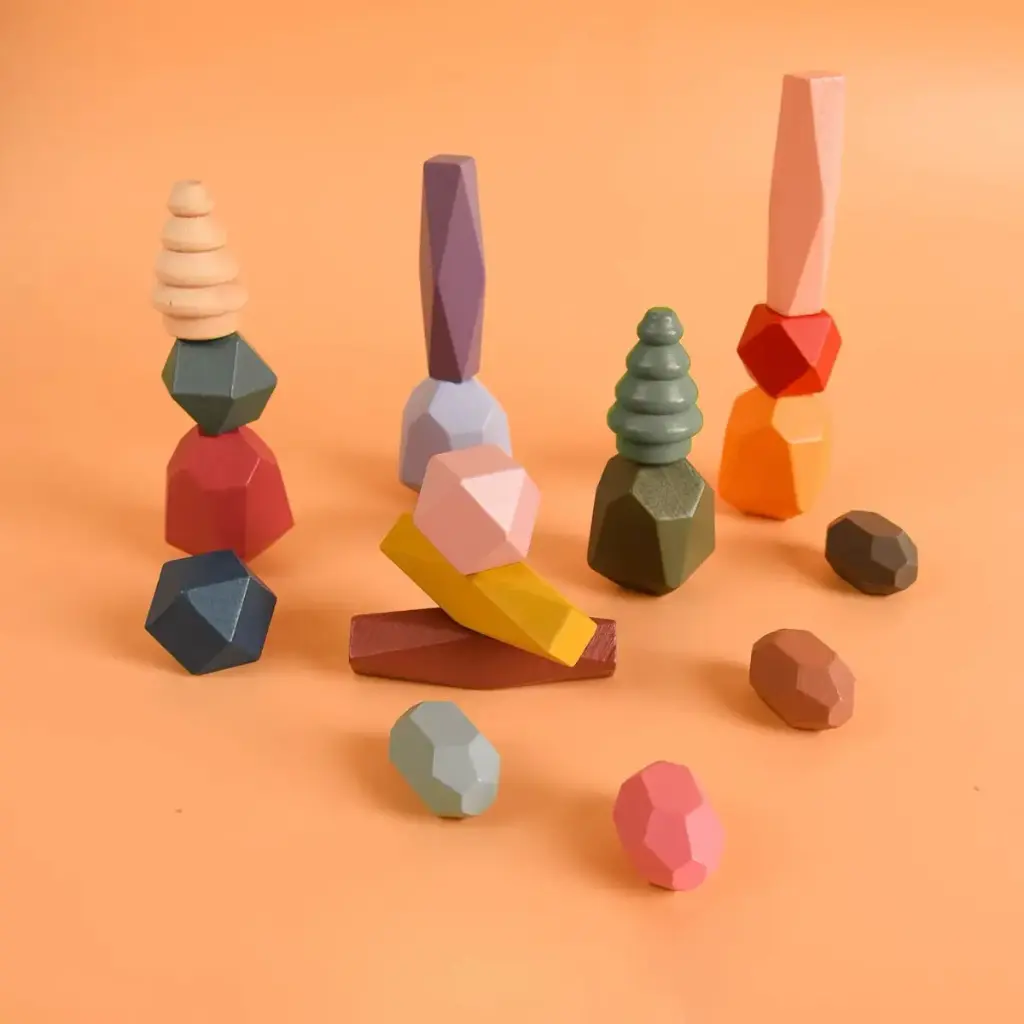 Rainbow Balancing Stones – 38 Pieces