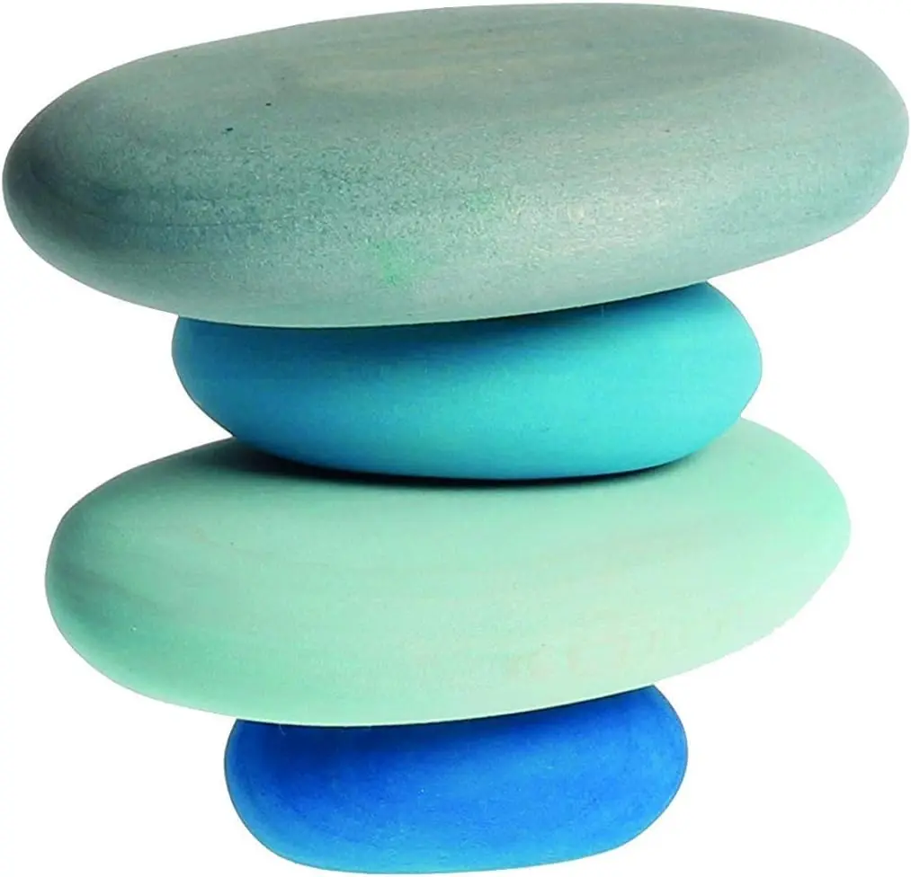 Rainbow Stones – 4 Pieces Blue