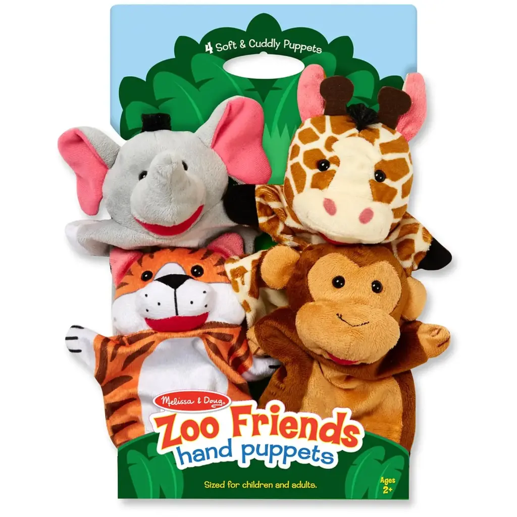 Melissa & Doug – Zoo Friends Hand Puppets 