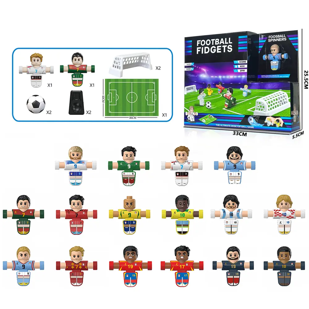 Spinning Footballer Fidgeter 