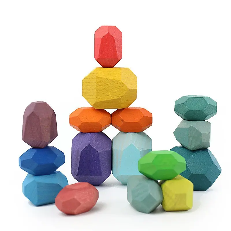 Rainbow Balancing Stones – 16 Pieces
